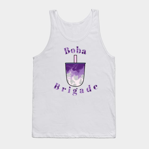 Boba Brigade Rabbit Taro Milk Tea Tank Top by chillayx